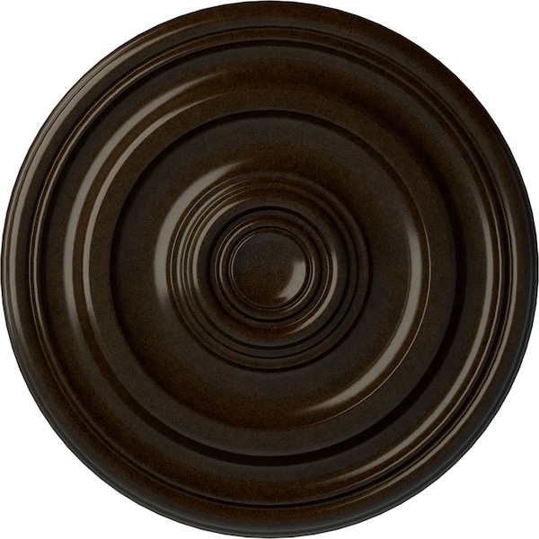 Ekena Millwork Kepler Traditional Ceiling Medallion (For Canopies up to 2 5/8"), 11 7/8"OD x 1 1/4"P, Bronze CM12KPBZS - main